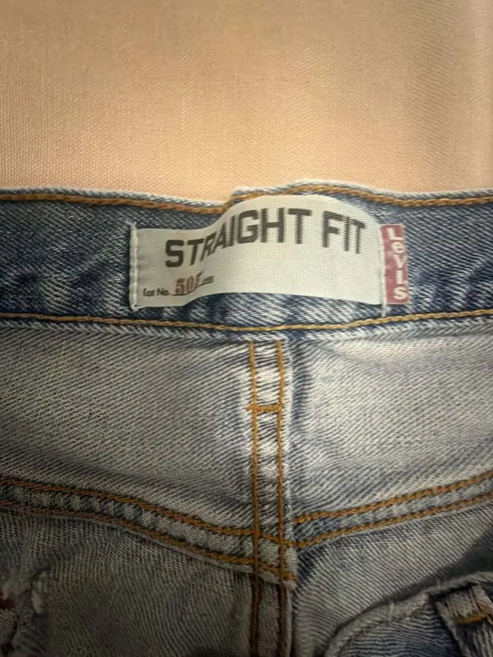 Levi's 505 Straight Fit Denim Jeans Men's 42x30 Medium Wash Blue